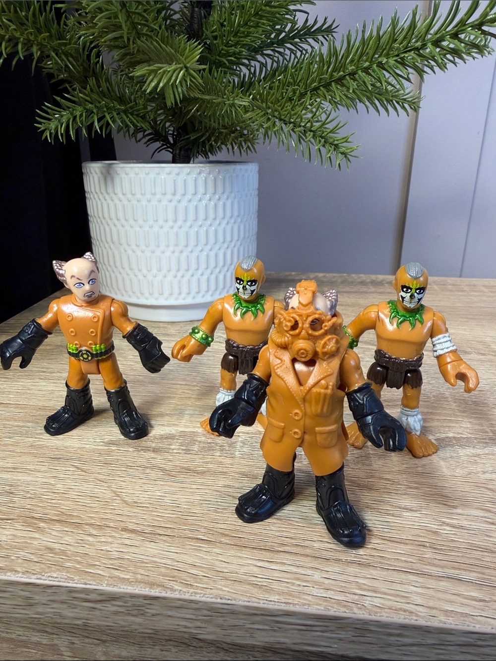 Fisher-Price Imaginext Ultra T-REX 2 Tribal Warrior Caveman 2 Mad Scientist